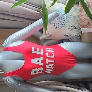 Bae Watch onepiece swimsuit S Red